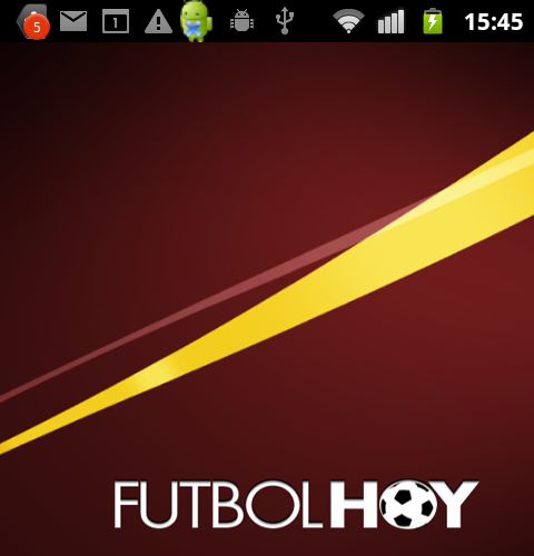 FutbolHoy Mobile App Interface